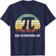 Irrational Pi Day Retro Science Math Equation Teacher Nerd T-Shirt - T-Shirt | Navy
