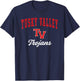Tuscarawas Valley High School Trojans T-Shirt - T-Shirt | Navy
