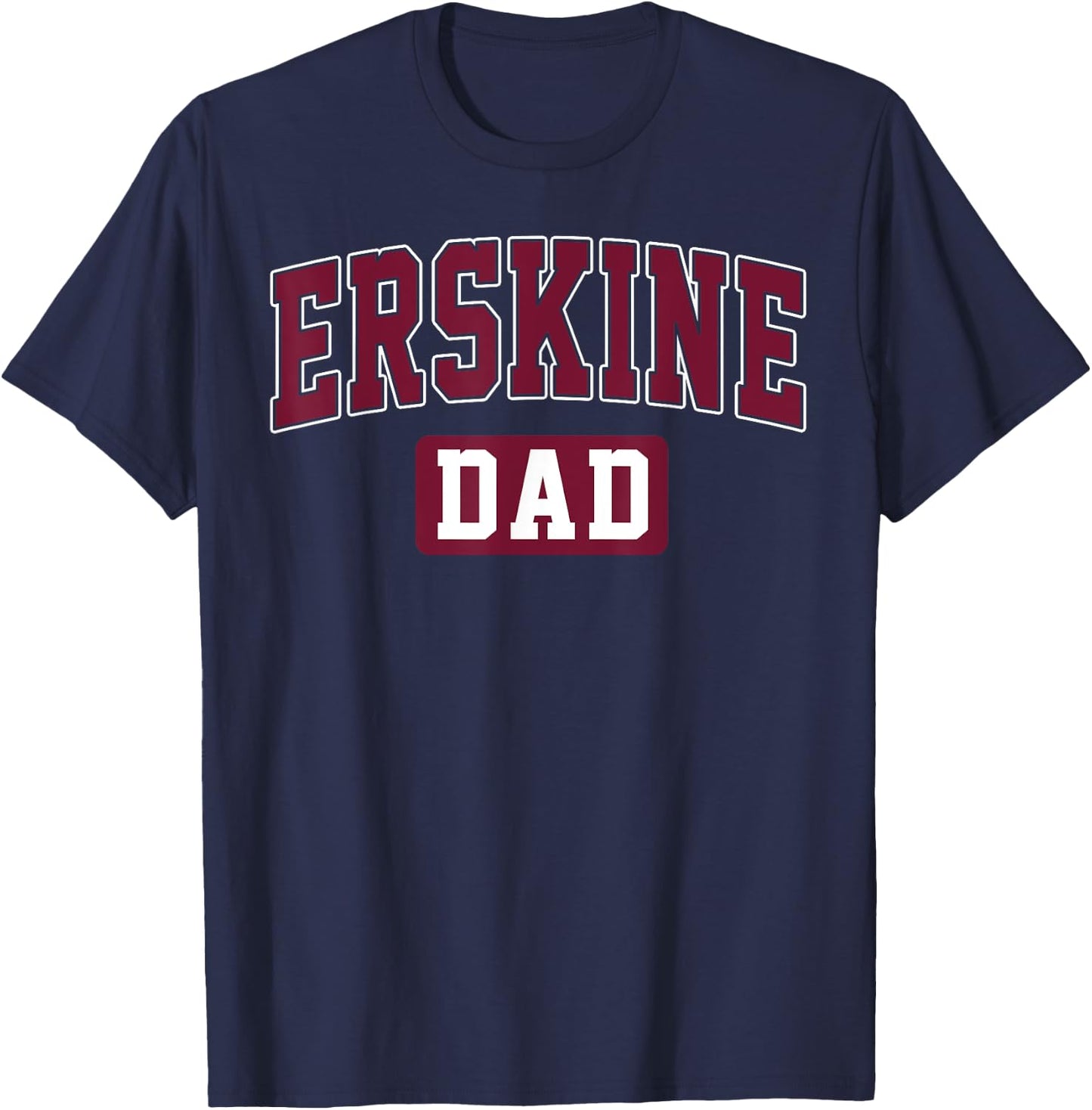 ERSKINE College Dad Arch Vintage Design Father Men Family T-Shirt - T-Shirt | Navy