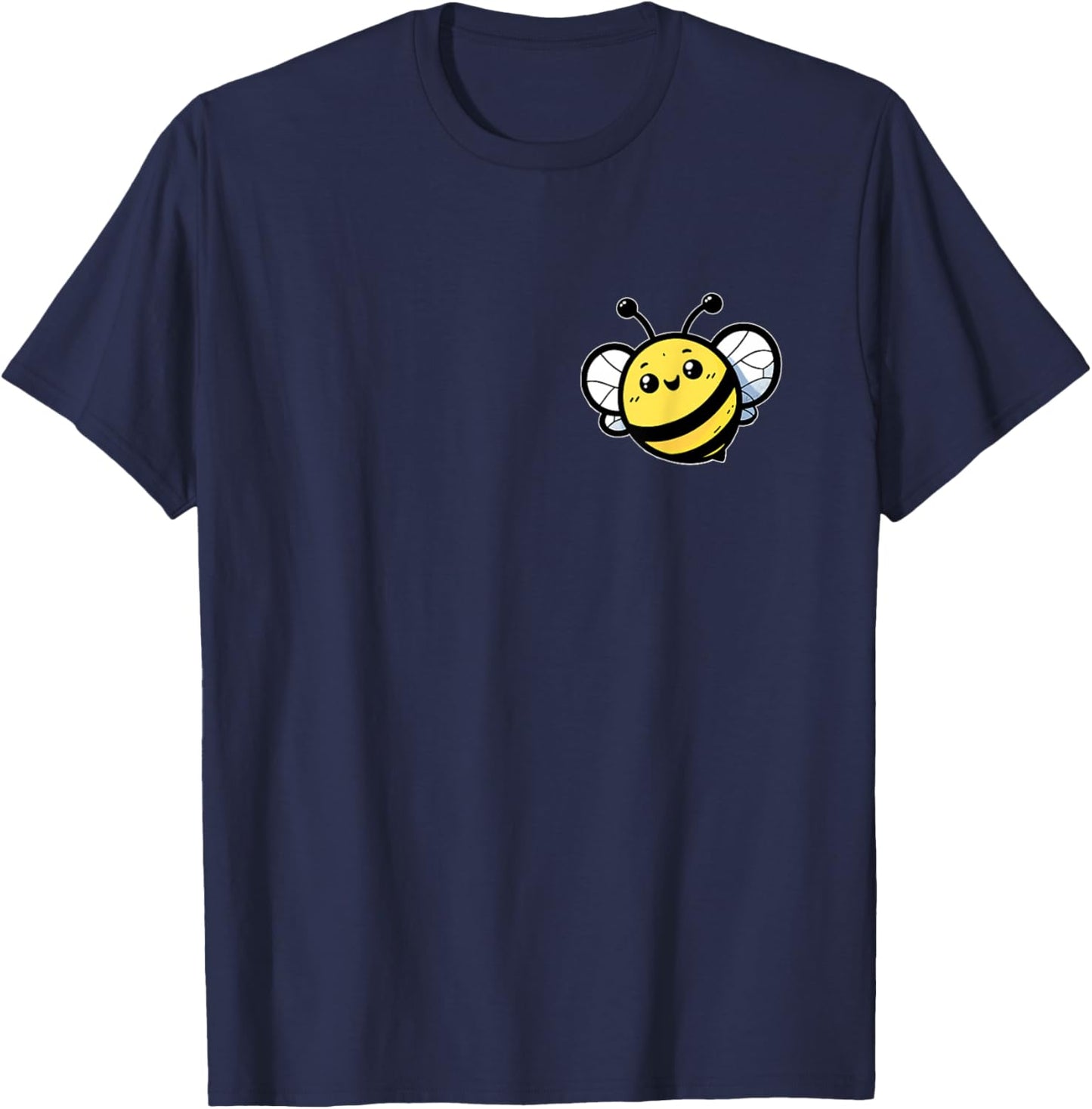 Cute Kawaii Bee T-Shirt - T-Shirt | Navy