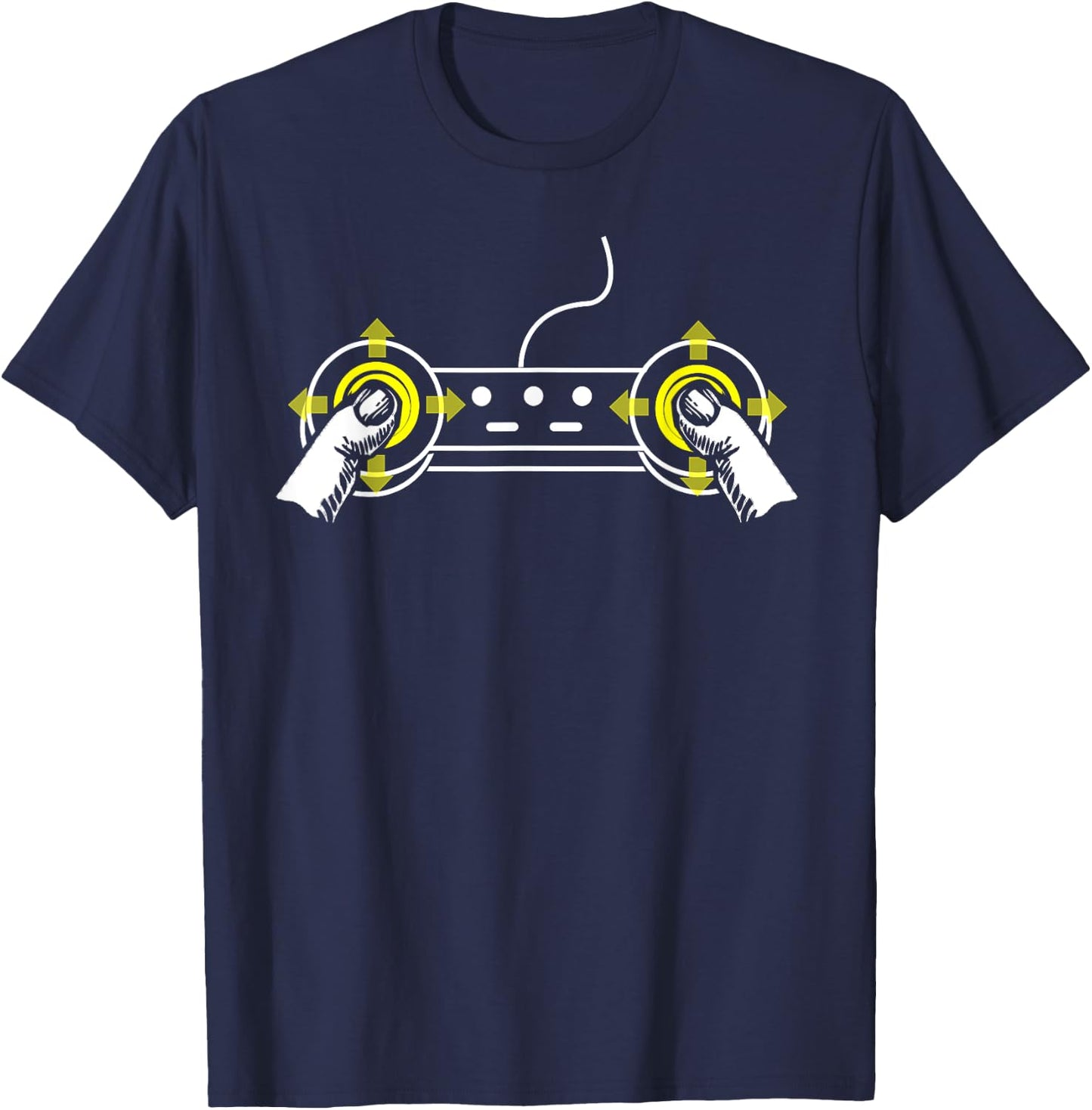 Boobs Game Controller | Funny Female Video Gamer Gift T-Shirt - T-Shirt | Navy