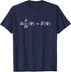 Schrödinger Equation Physics Simple Quantum Science Nerd T-Shirt - T-Shirt | Navy