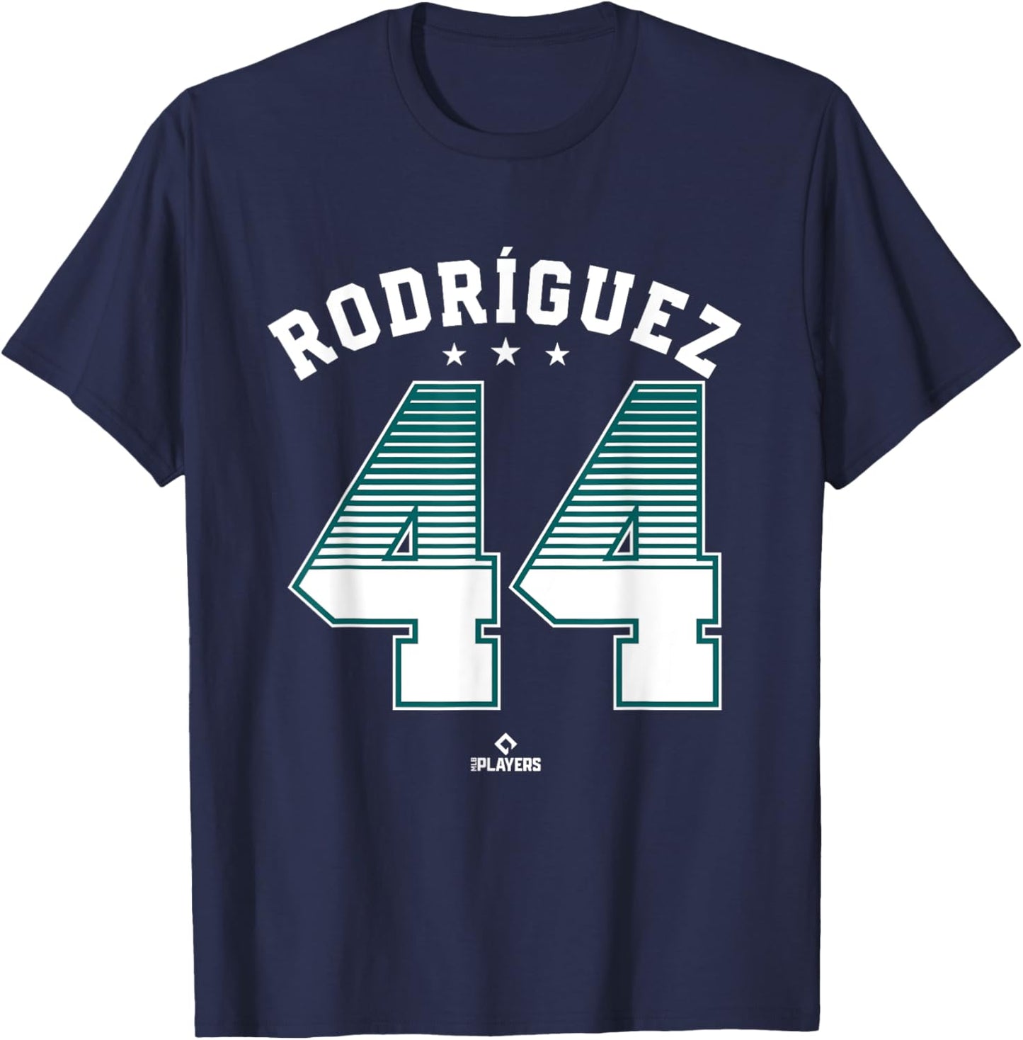 Julio Rodriguez 44 Seattle MLBPA T-Shirt - T-Shirt | Navy