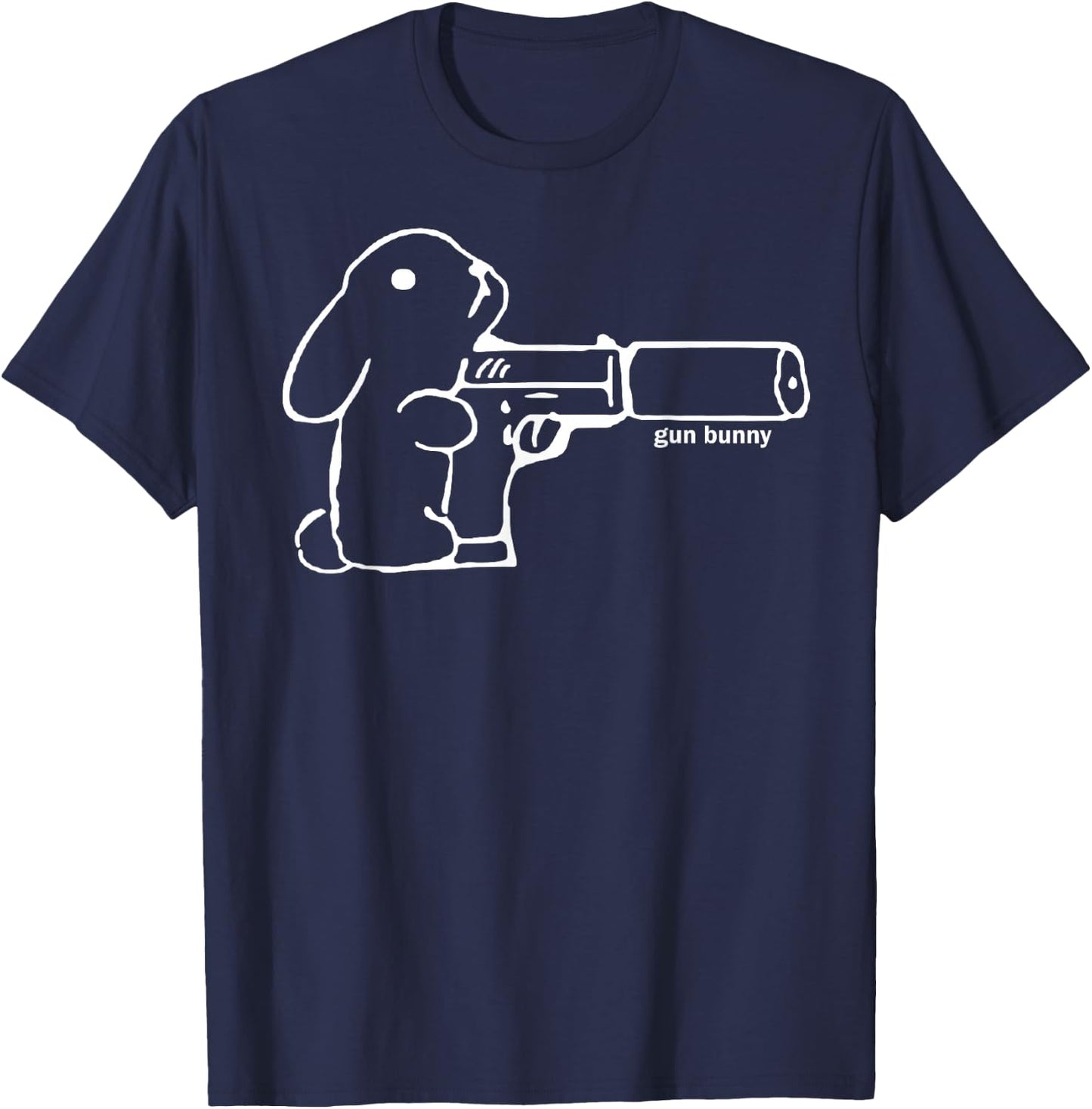 Gun Bunny T-Shirt - T-Shirt | Navy