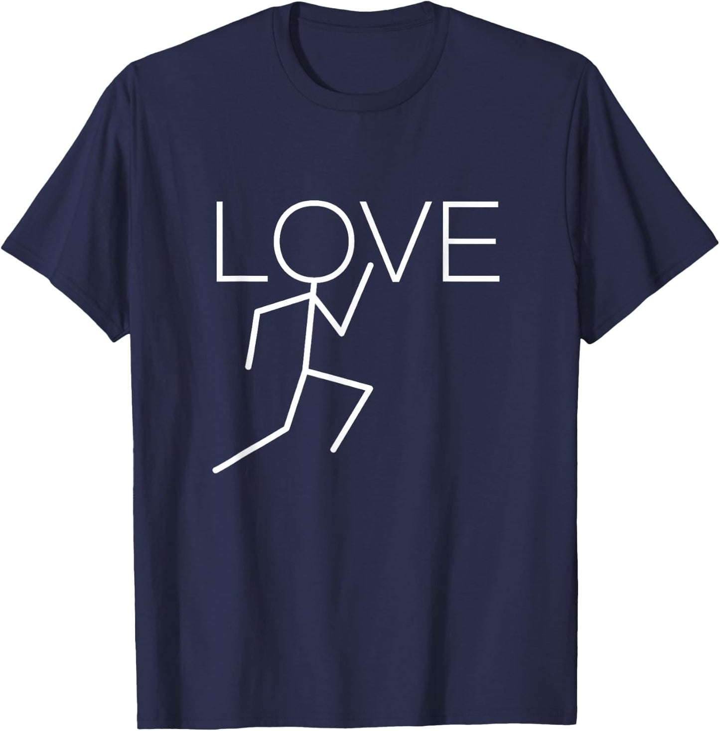 Women Girls Track And Field XC Cross Country Love Running T-Shirt - T-Shirt | Navy