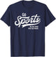 Go Sports! Do the Thing Win The Points Funny Vintage Sports T-Shirt - T-Shirt | Navy