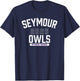 Seymour Owls Seymour, Indiana 2025 T-Shirt - T-Shirt | Navy