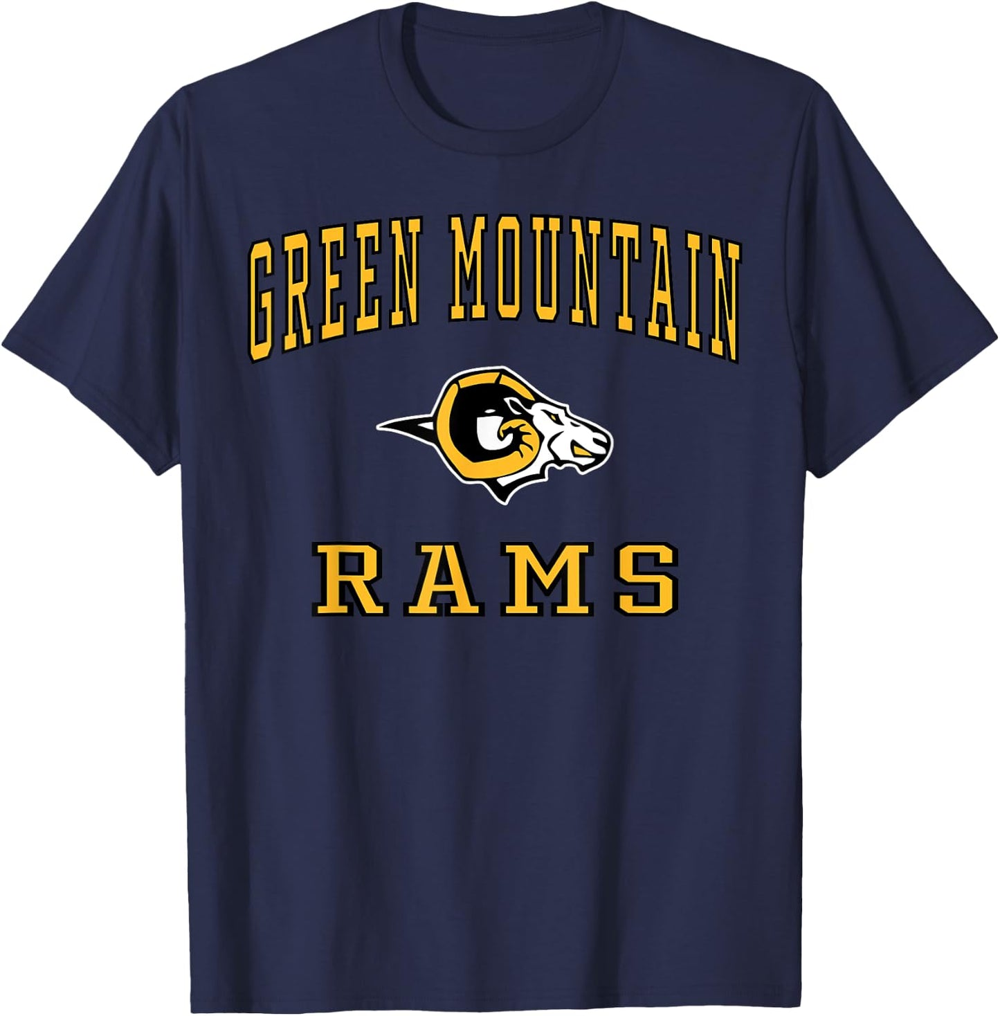 Green Mountain High School Rams C1 T-Shirt - T-Shirt | Navy