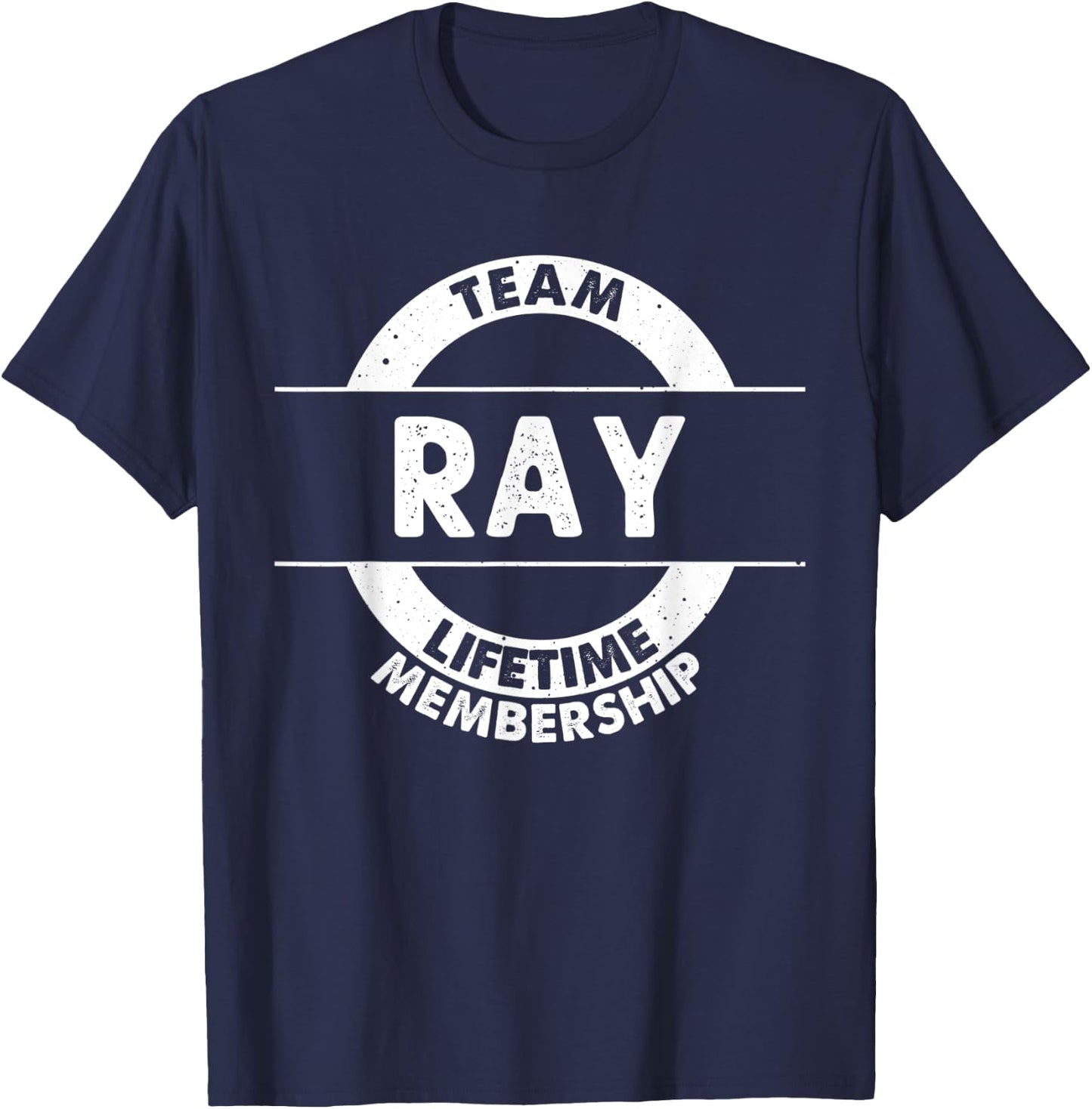 RAY Gift Funny Surname Family Tree Birthday Reunion Idea T-Shirt - T-Shirt | Navy