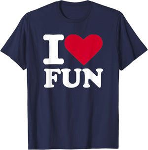 I love fun T-Shirt - T-Shirt | Navy