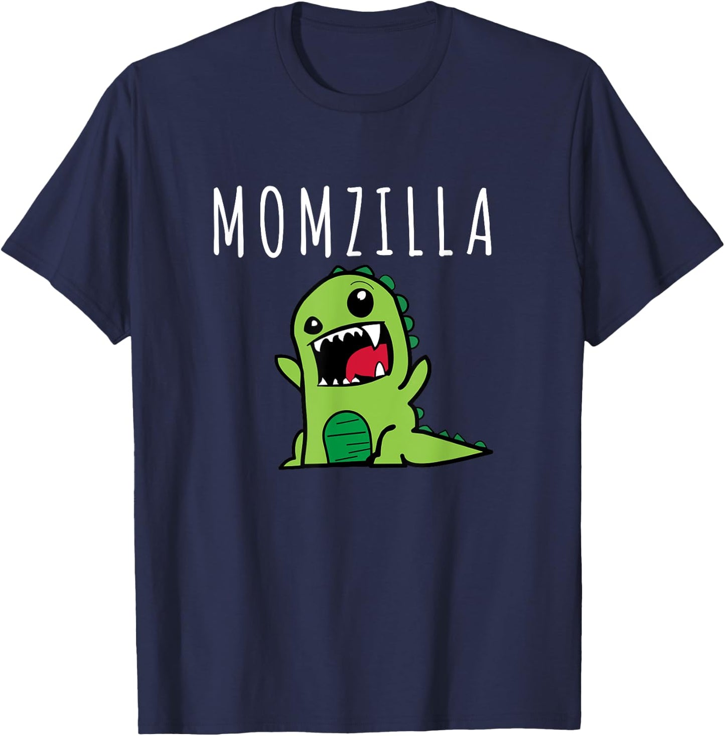Momzilla Funny Mom Dinosaur Mothers Day Cheeky From The Kids T-Shirt - T-Shirt | Navy