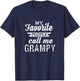 Unique Christmas Birthday My Favorite People Call Me Grampy Grandpa Black Classic Fit Short Sleeve T-Shirt - T-Shirt | Navy