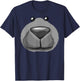 Cute Bear Face Costume Funny Halloween Teddy DIY Gift T-Shirt - T-Shirt | Navy