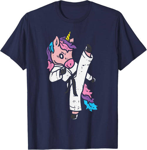 Kicking Unicorn Martial Art Cute Karate Taekwondo Girls Gift