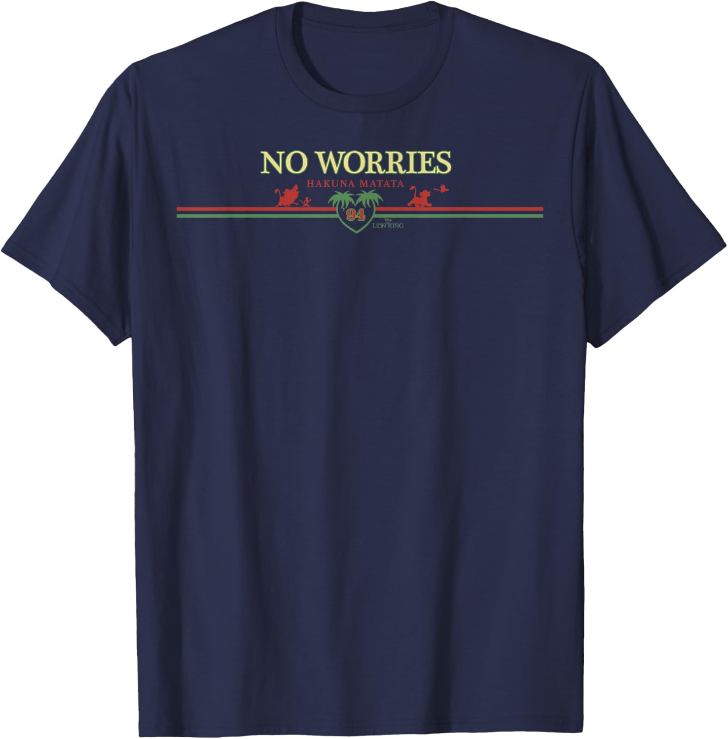 Disney The Lion King No Worries Hakuna Matata 94 T-Shirt - T-Shirt | Navy