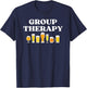 Funny Group Therapy Craft Beer T-Shirt - T-Shirt | Navy