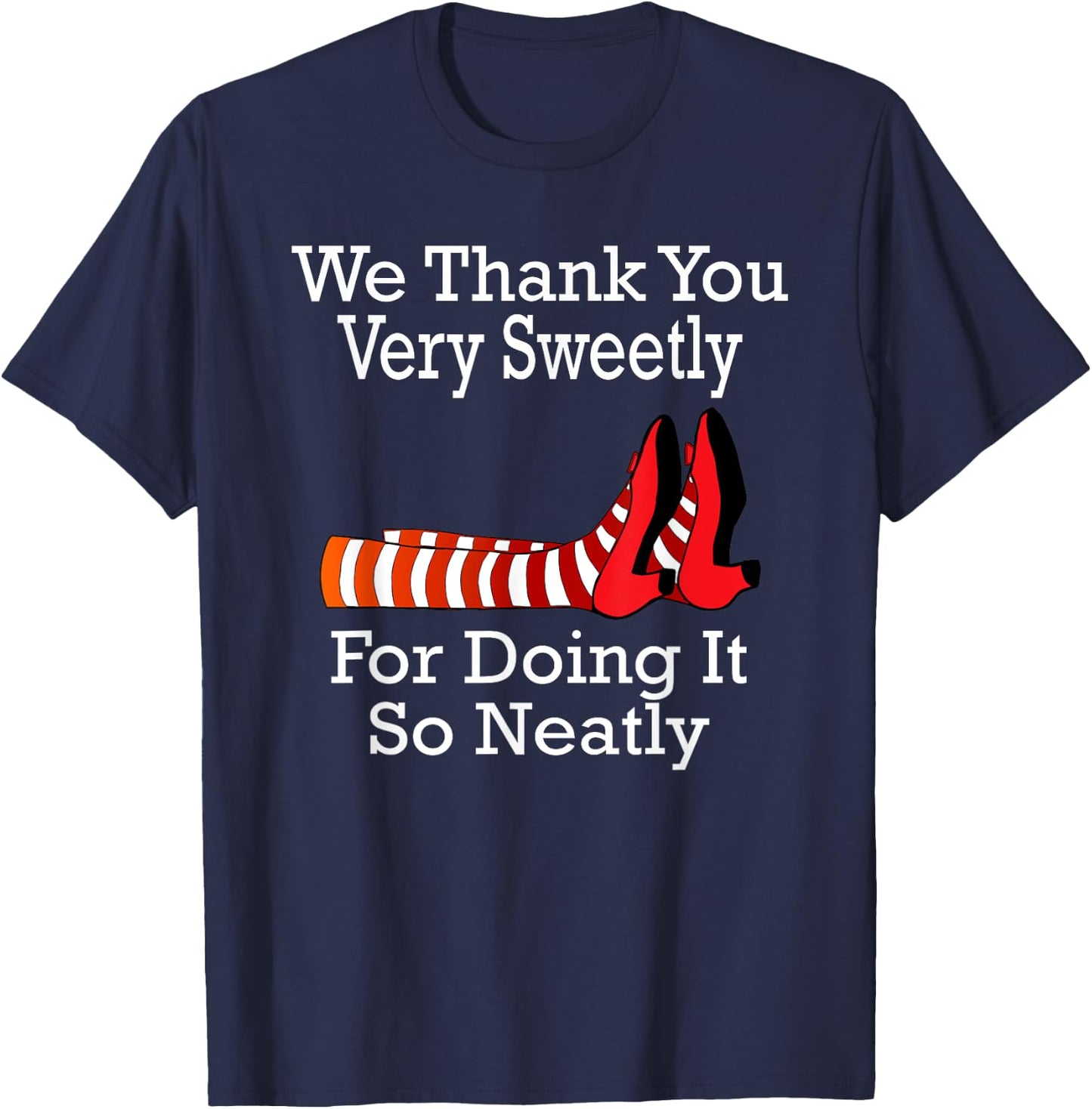Wizard of Oz - We Thank You Very Sweetly T-Shirt - T-Shirt | Navy