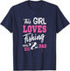 Daughter fishing with dad angler Father's Day Angel Fishing T-Shirt - T-Shirt | Navy