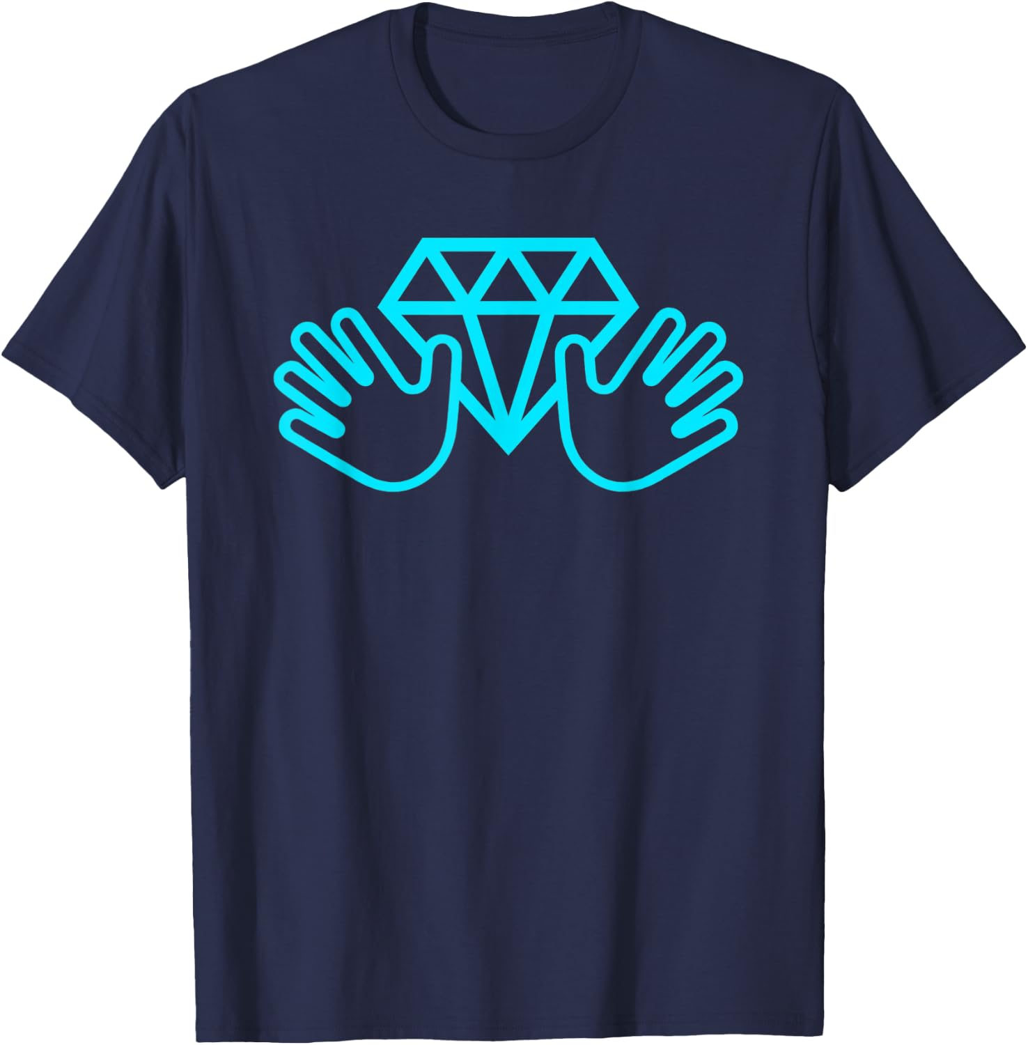 Diamonds Hands HODL - Wall Street Game Stocks Bets Memes T-Shirt - T-Shirt | Navy