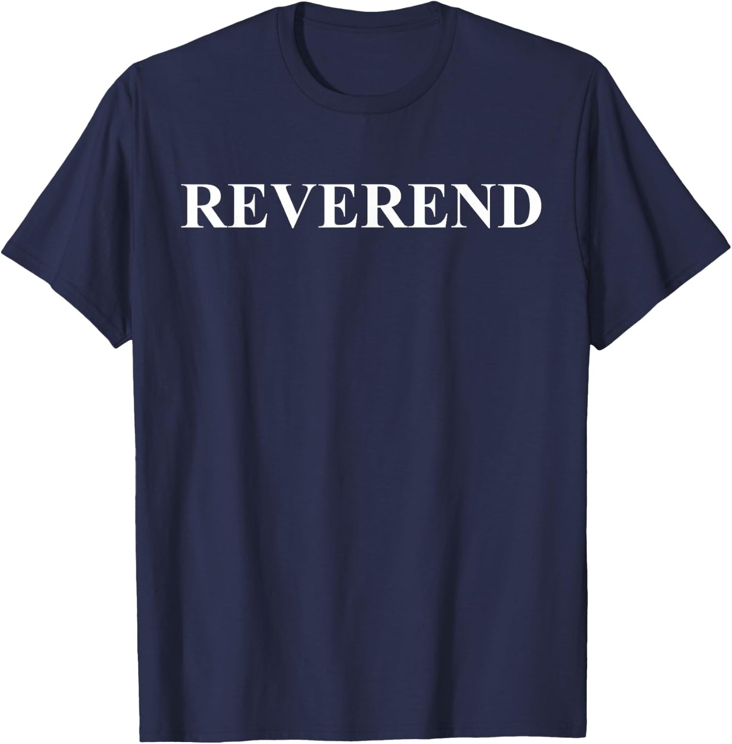 Reverend Employees Official Uniform Work Design T-Shirt - T-Shirt | Navy