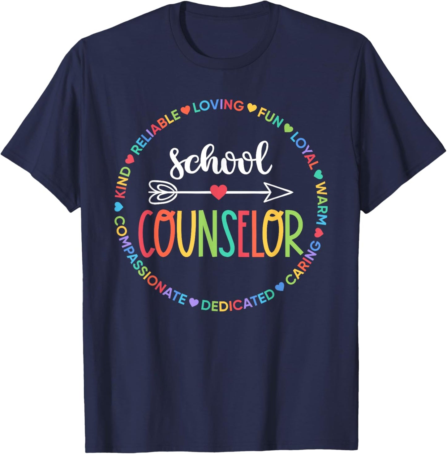 School Counselor Appreciation Gifts Counselor Gift T-Shirt - T-Shirt | Navy