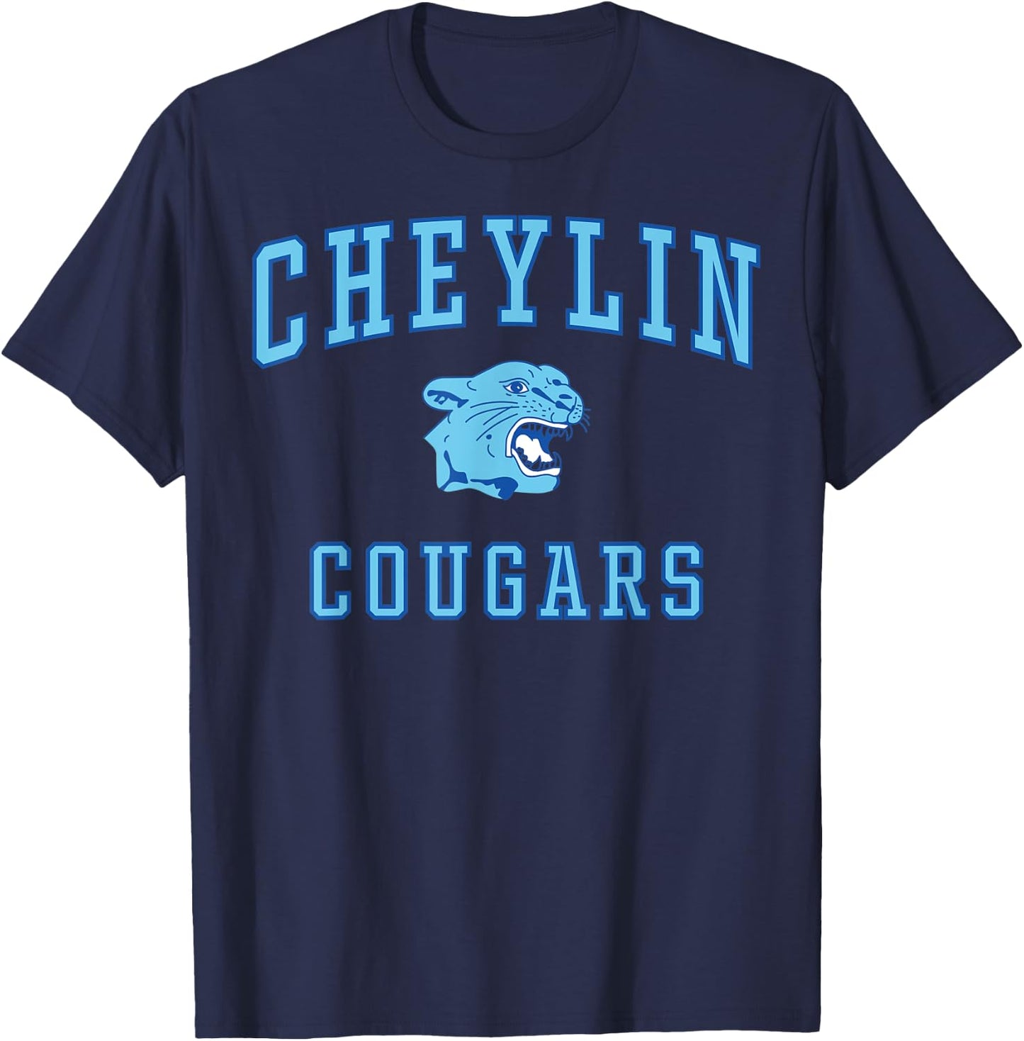 Cheylin High School Cougars C1 T-Shirt - T-Shirt | Navy