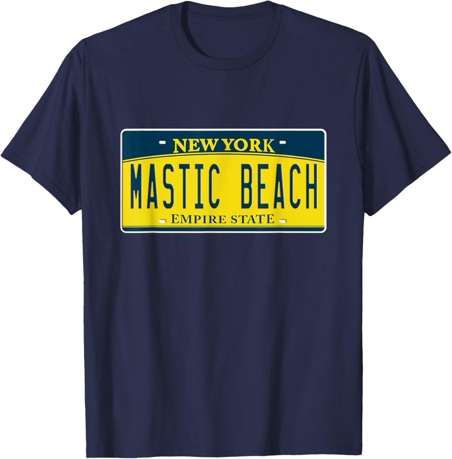 Mastic Beach Long Island NY New York Neighborhood Hometown Women Kids T-Shirt - T-Shirt | Navy