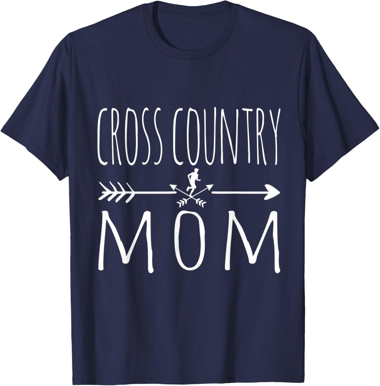 Funny Cross Country Mom Cross Country Running T-Shirt - T-Shirt | Navy