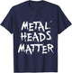 heavy metal band music funny Gift men women kids T-Shirt - T-Shirt | Navy