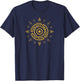 Pagan Wicca Symbol Hecate Wheel Goddess Pagan Hekate Symbol T-Shirt - T-Shirt | Navy