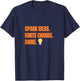 Motivational Quote:Spark Ideas Ignite Chance. Shine T-Shirt - T-Shirt | Navy