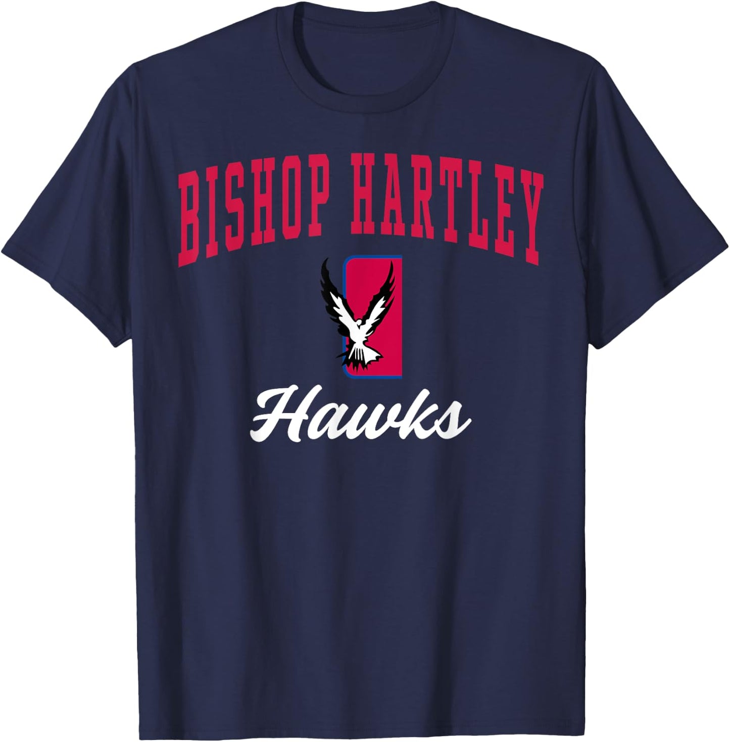 Bishop Hartley High School Hawks C3 T-Shirt - T-Shirt | Navy