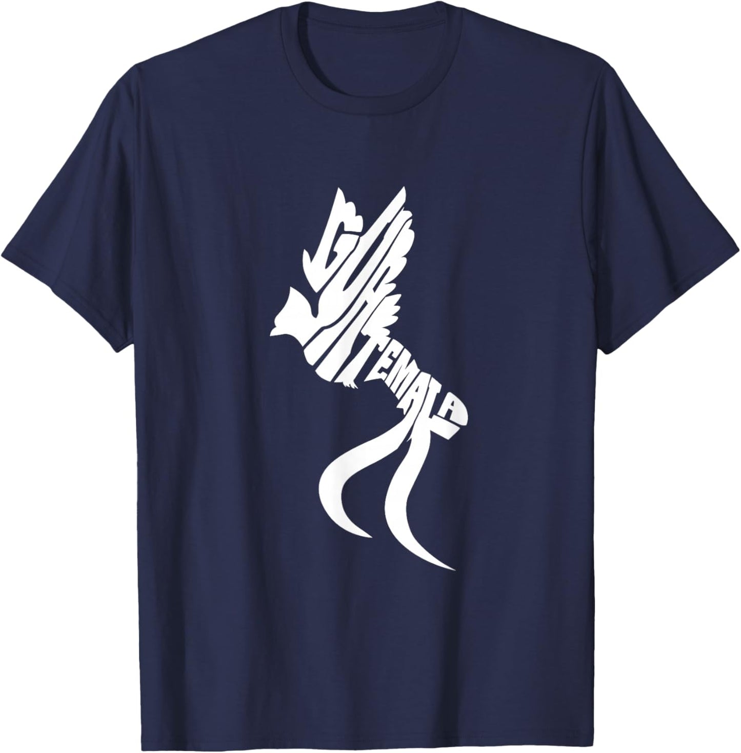 Guatemala Resplendent Quetzal Word Art - Funny Animal T-Shirt - T-Shirt | Navy
