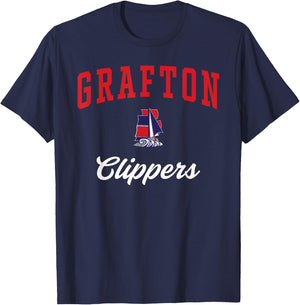 Grafton High School Clippers T-Shirt - T-Shirt | Navy
