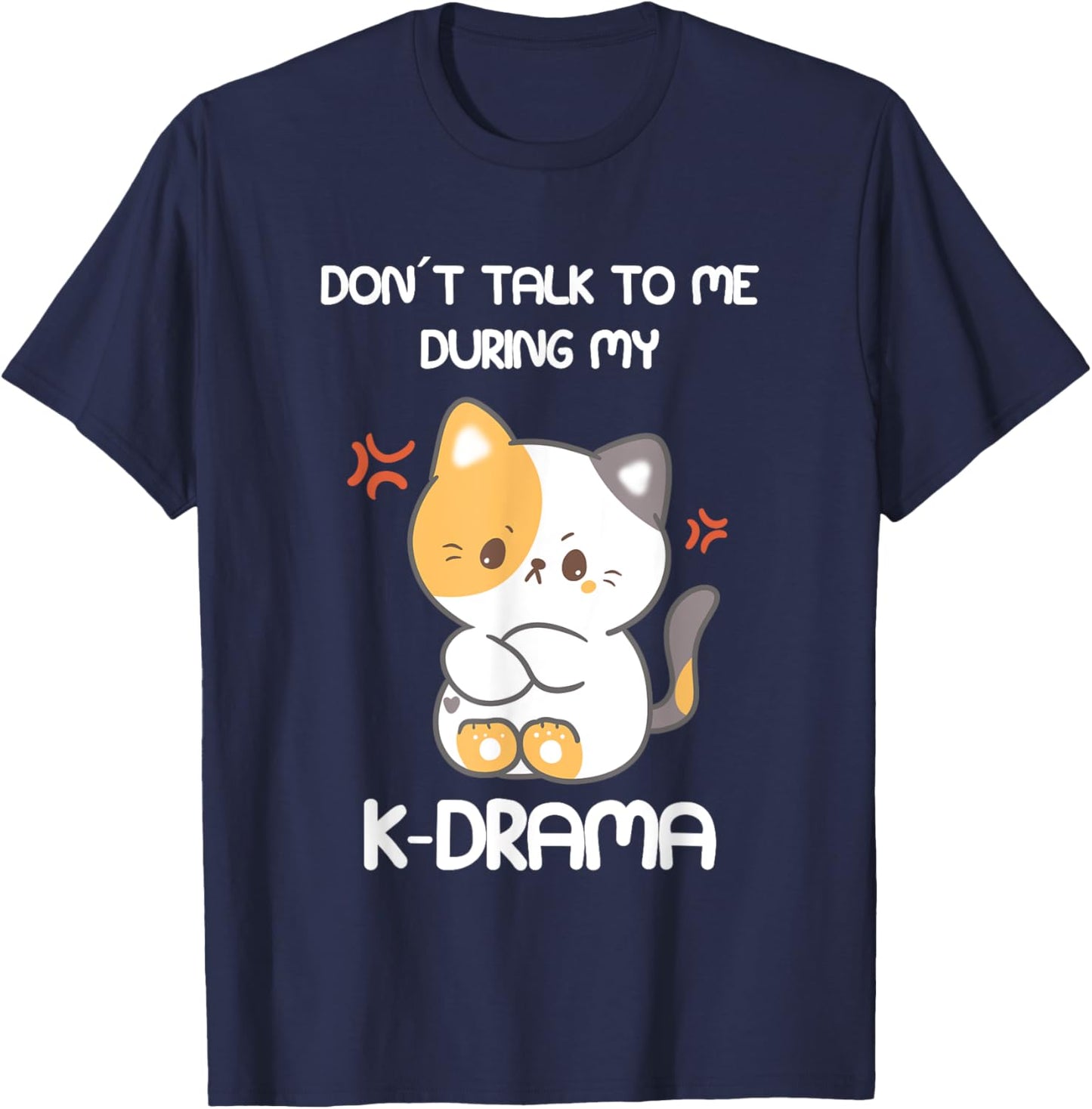 K-Drama Lover Funny KDrama Fan T-Shirt - T-Shirt | Navy