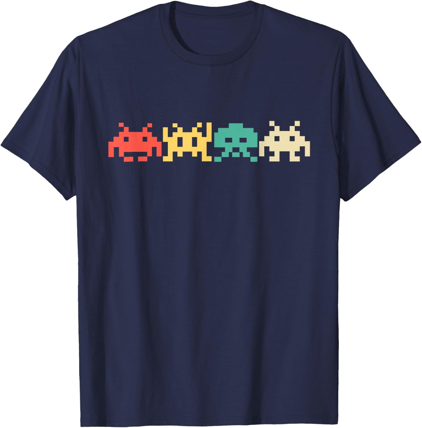 80s Video Game Vintage Retro Arcade T-Shirt - T-Shirt | Navy