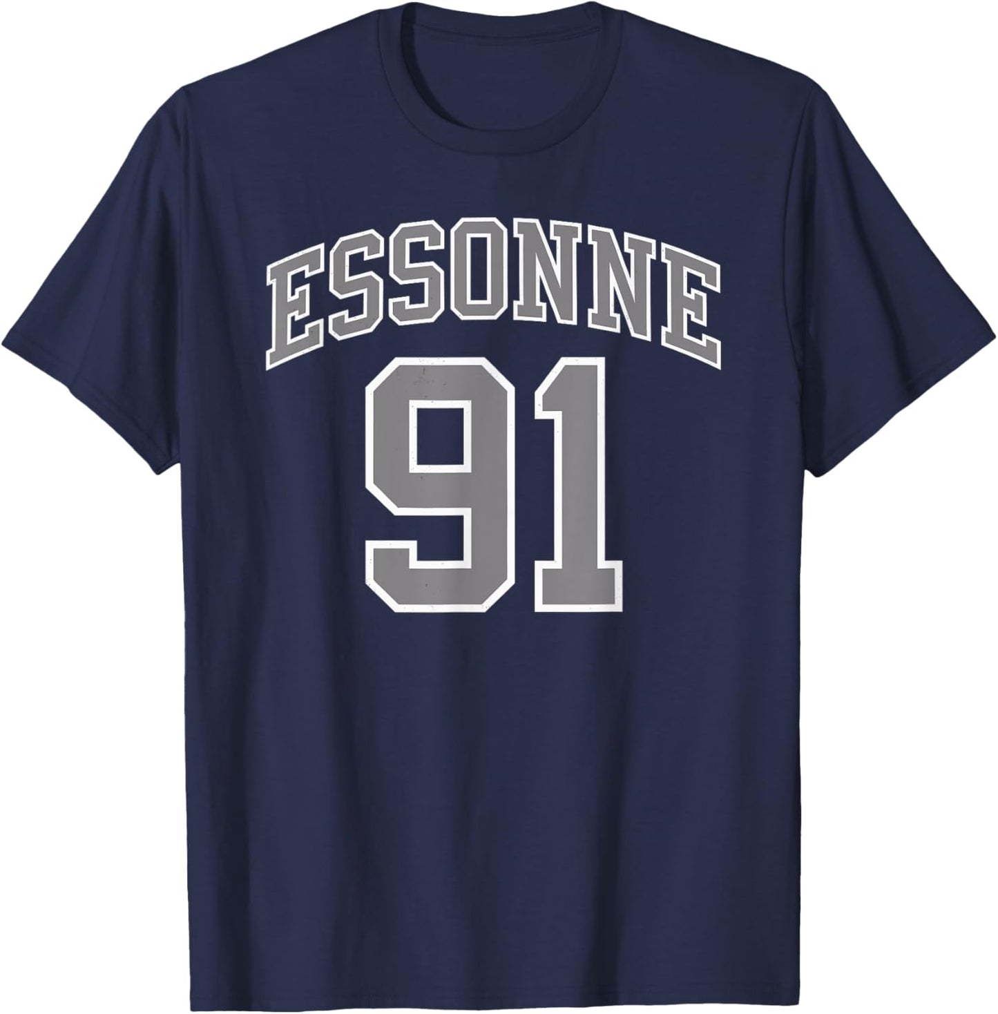 Essonne 91 , Black, S T-Shirt - T-Shirt | Navy
