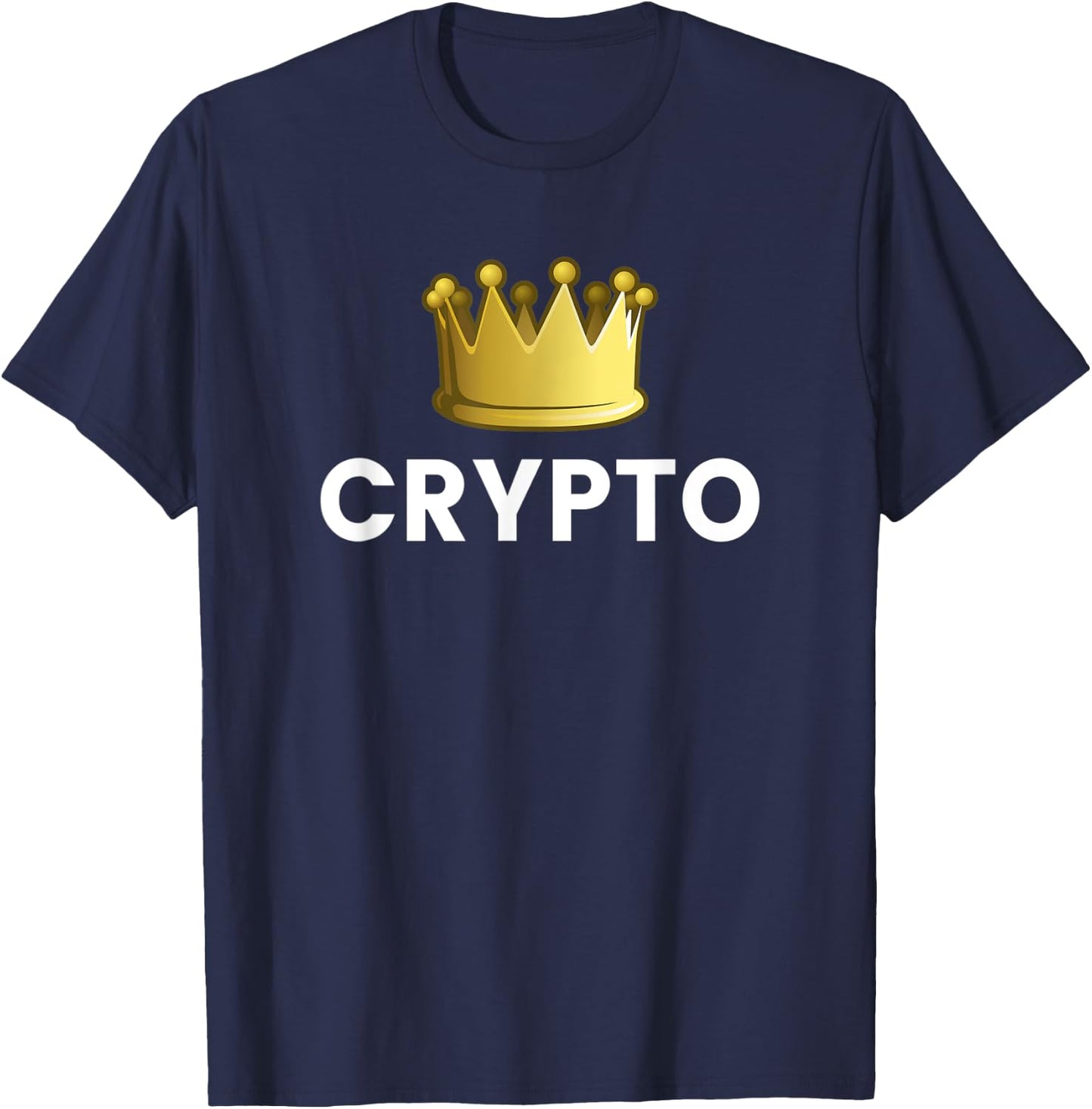 Crypto King T-Shirt - T-Shirt | Navy
