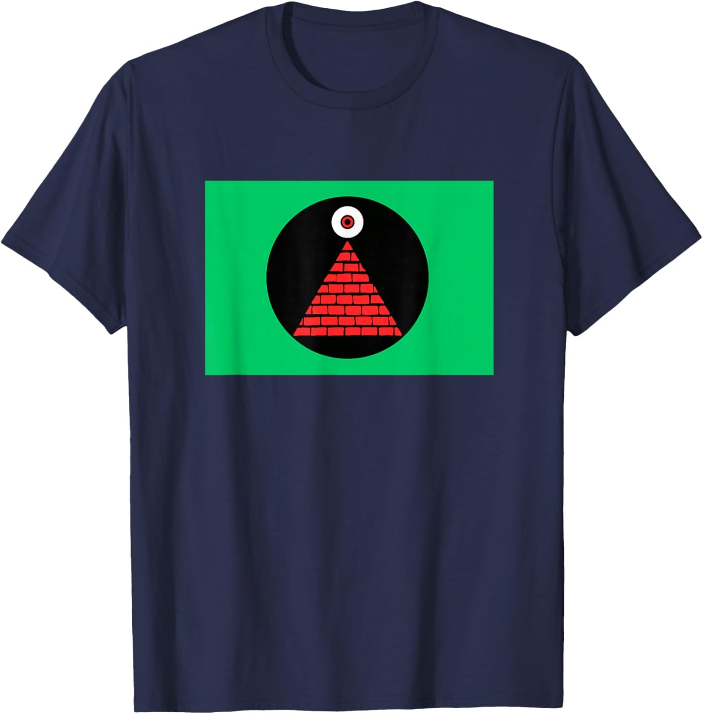 Mars Attacks Flag Shirt Martian Space Alien T-Shirt - T-Shirt | Navy