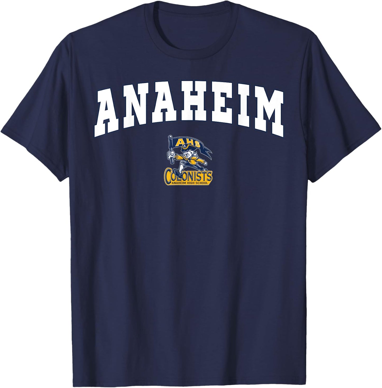 Anaheim High School Colonists C2 T-Shirt - T-Shirt | Navy