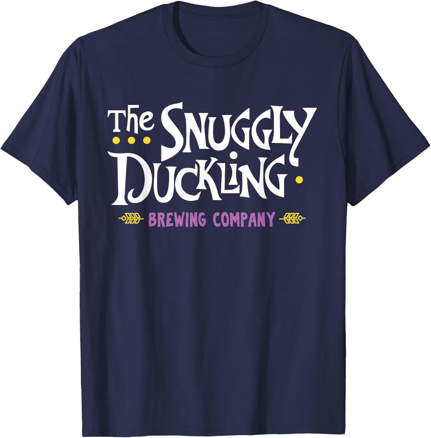 The Snuggly Duckling Brewing Company & Women T-Shirt - T-Shirt | Navy