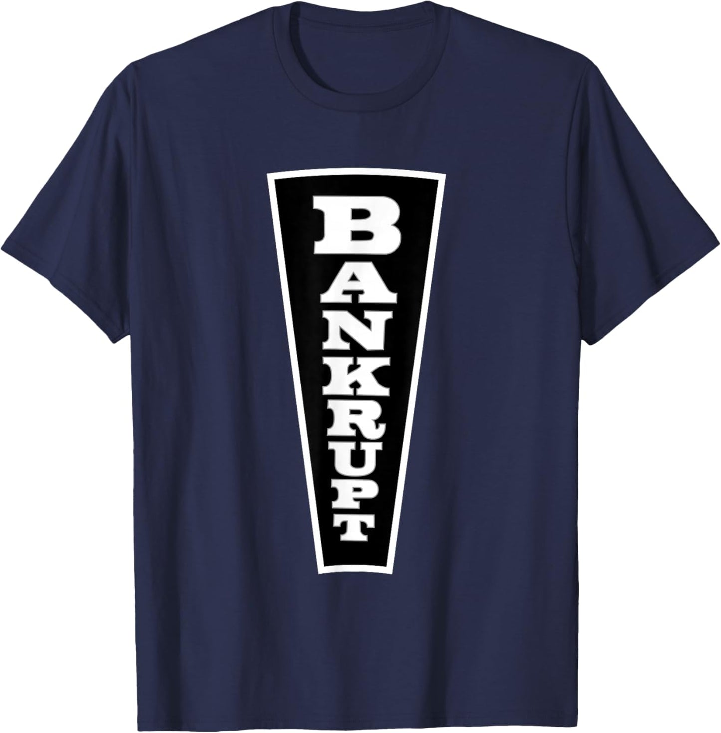 Wheel of Fortune Bankrupt T-Shirt - T-Shirt | Navy