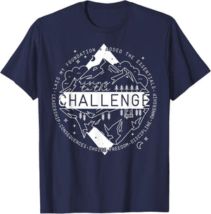 Classical Conversations Rising to the Challenge T-Shirt - T-Shirt | Navy