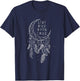 Stay Wild Moon Child Dream Catcher T-Shirt - T-Shirt | Navy