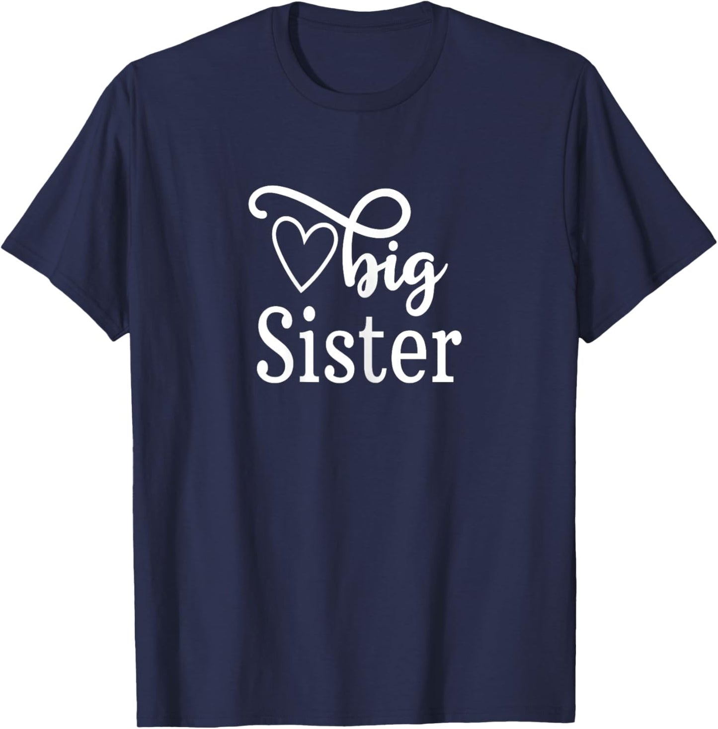 Cute Big Sister T-Shirt - T-Shirt | Navy