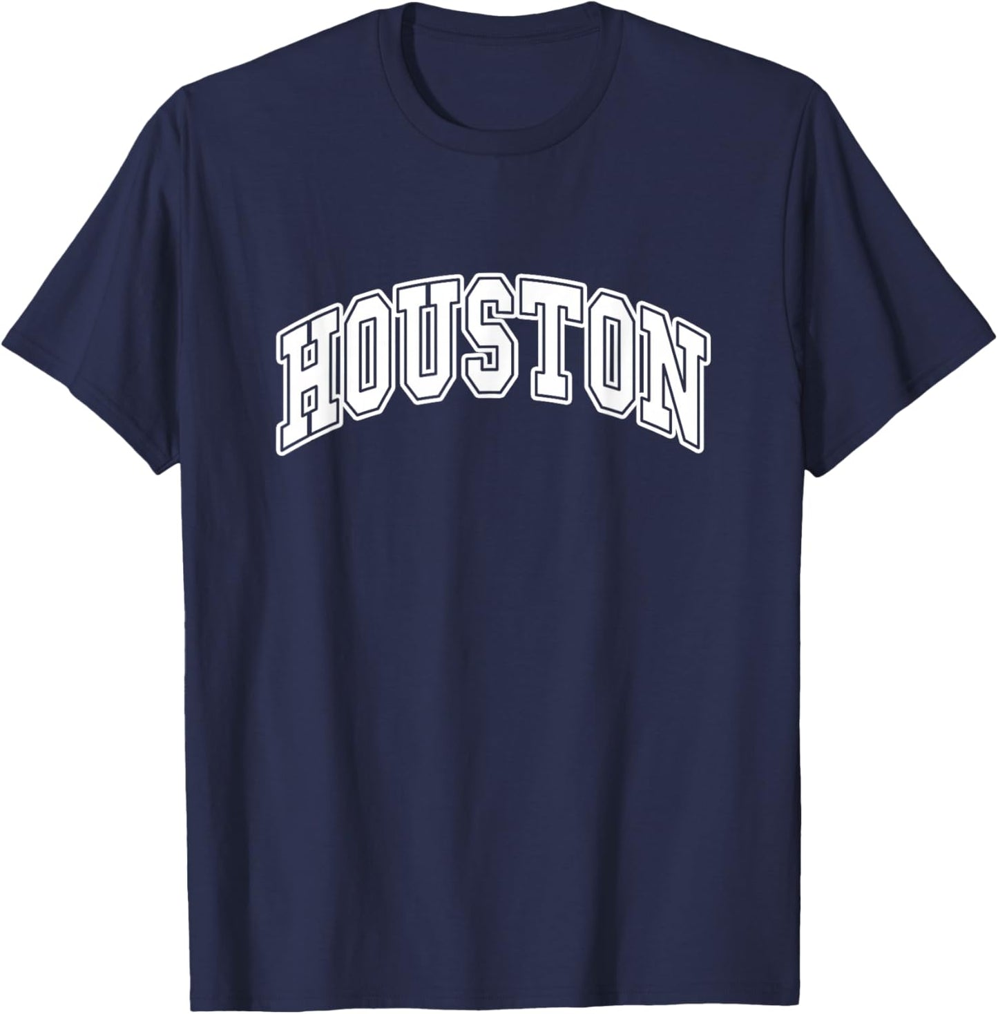 HOUSTON - TEXAS - Throwback Design - Classic T-Shirt - T-Shirt | Navy