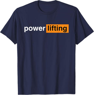 Funny Gym Powerlifting Sports Gift T-Shirt - T-Shirt | Navy