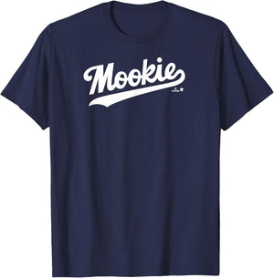 Mookie Betts: Los Angeles Text - Los Angeles Baseball T-Shirt - T-Shirt | Navy