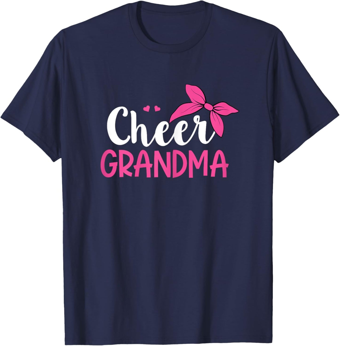 Cheerleading Design for a Cheer Grandma T-Shirt - T-Shirt | Navy