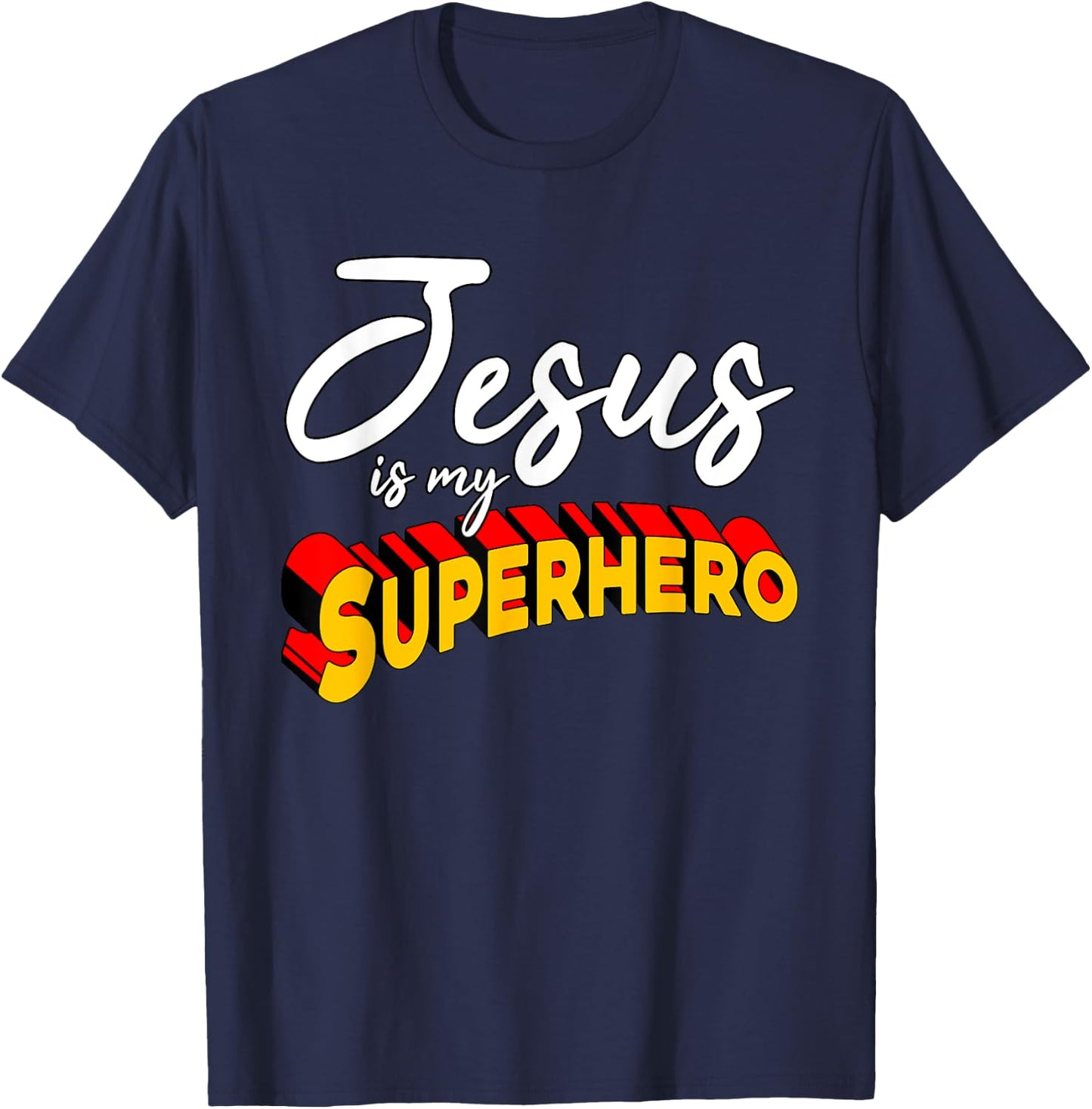 Funny Christian Quote Jesus is Mine T-Shirt - T-Shirt | Navy